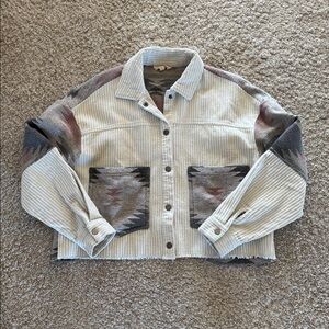 Listicle Multicolor Patterned Jacket